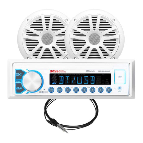 Boss Audio Qualifies for Free Shipping Boss Audio Package with MR508UABW Bluetooth Stereo #MCK400WB.6