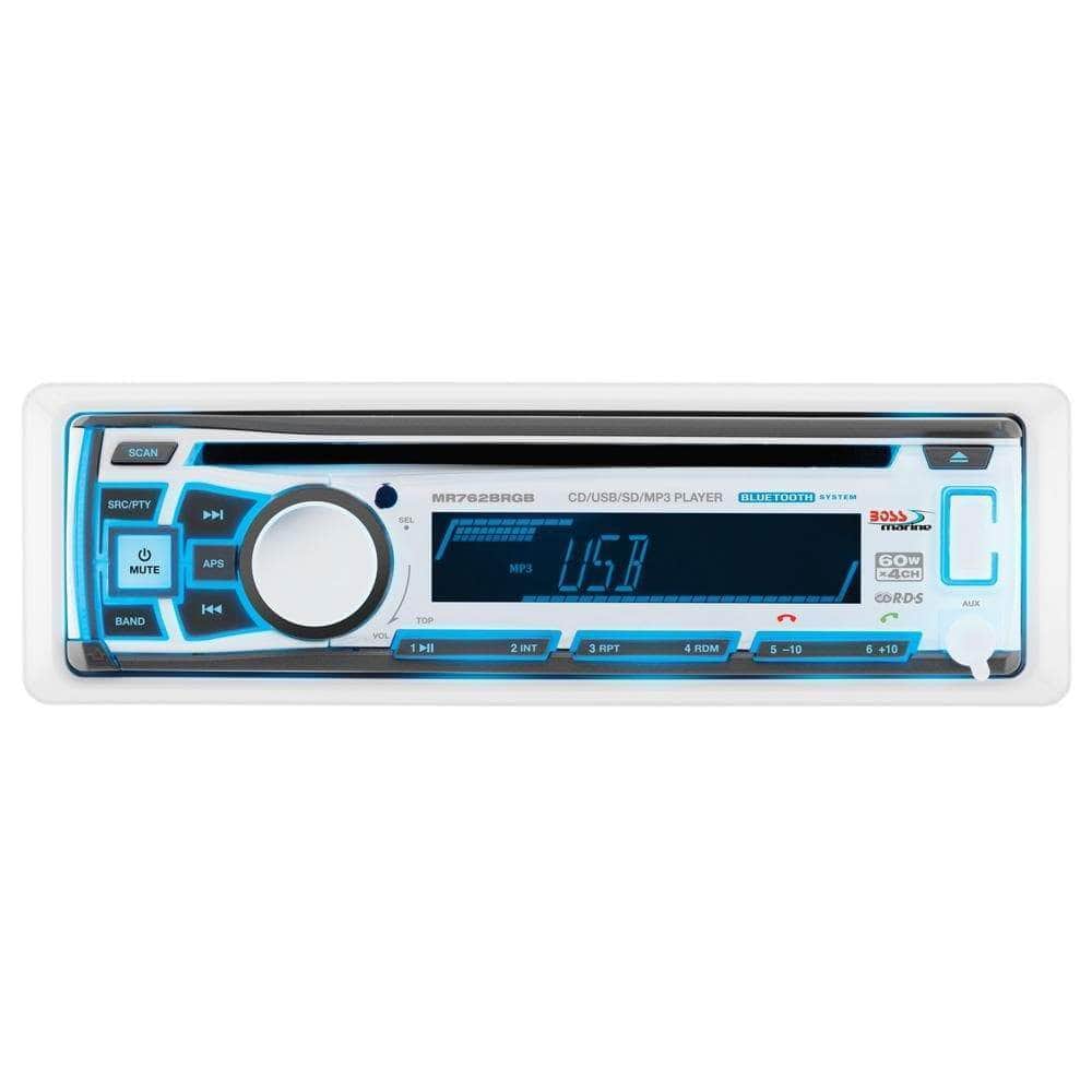 Boss Audio Qualifies for Free Shipping Boss Audio Receiver MP3 CD CDR CDRW AM/FM with Blue #MR762BRGB