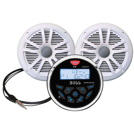 Boss Audio Qualifies for Free Shipping Boss Audio Round In-Dash Radio with White Speakers #MCKGB350W.6