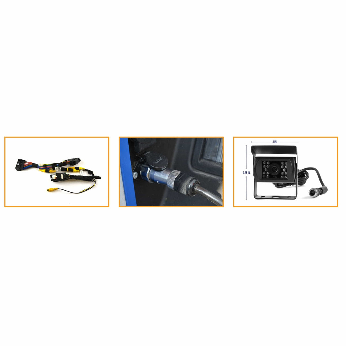 Brandmotion Qualifies for Free Shipping Brandmotion Trailer Rear Vision Kit Ford 8" Display #9002-7805