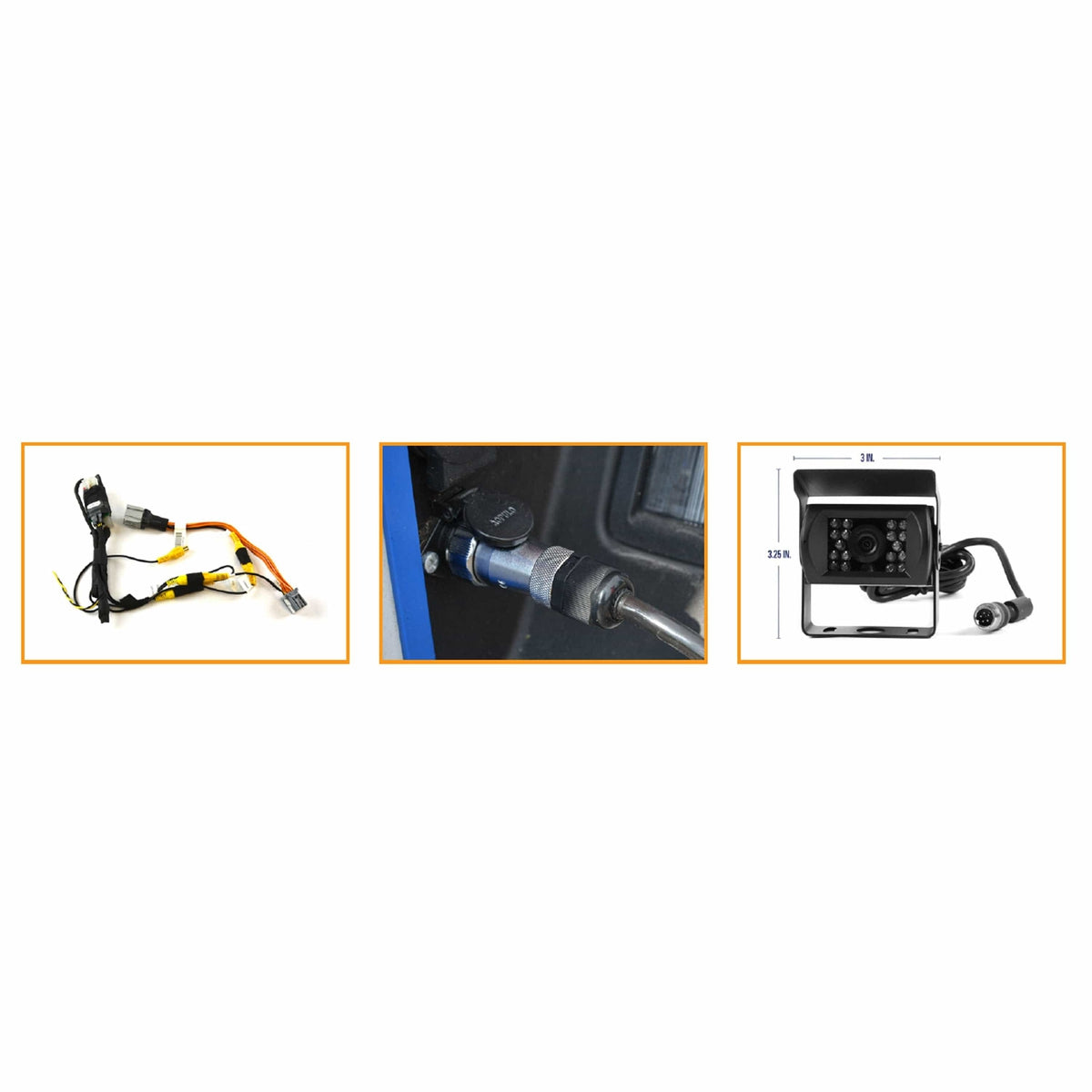Brandmotion Qualifies for Free Shipping Brandmotion Trailer Rear Vision Kit GM 8" or 4.2" Display #9002-7804