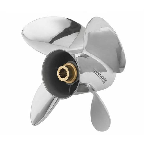 BRP Qualifies for Free Shipping BRP Cyclone 14.25 x 17 SS 4-Blade RH Prop TBX Hub #763938