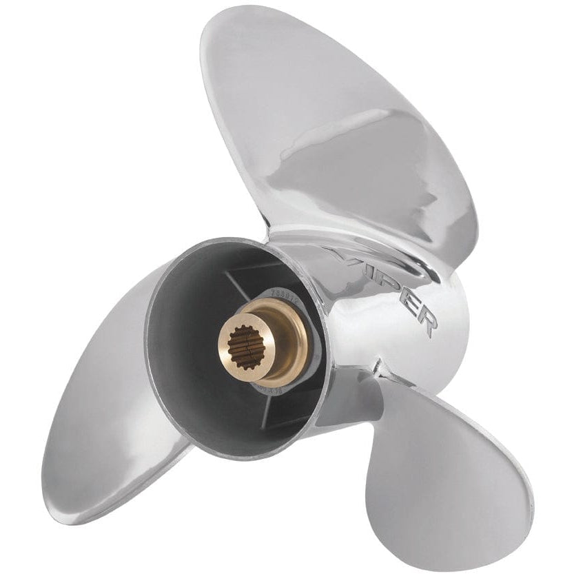 BRP Qualifies for Free Shipping BRP Propeller 14.75 x 19 SS 3-Blade RH Viper TBX Hub #763918