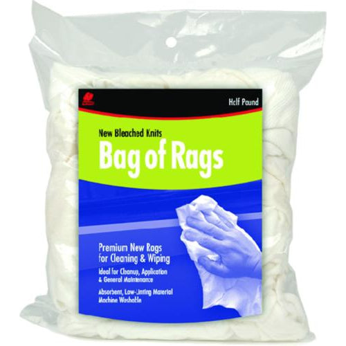Buffalo Not Qualified for Free Shipping Buffalo New White Cloth Wipers 1/2 lb #60205