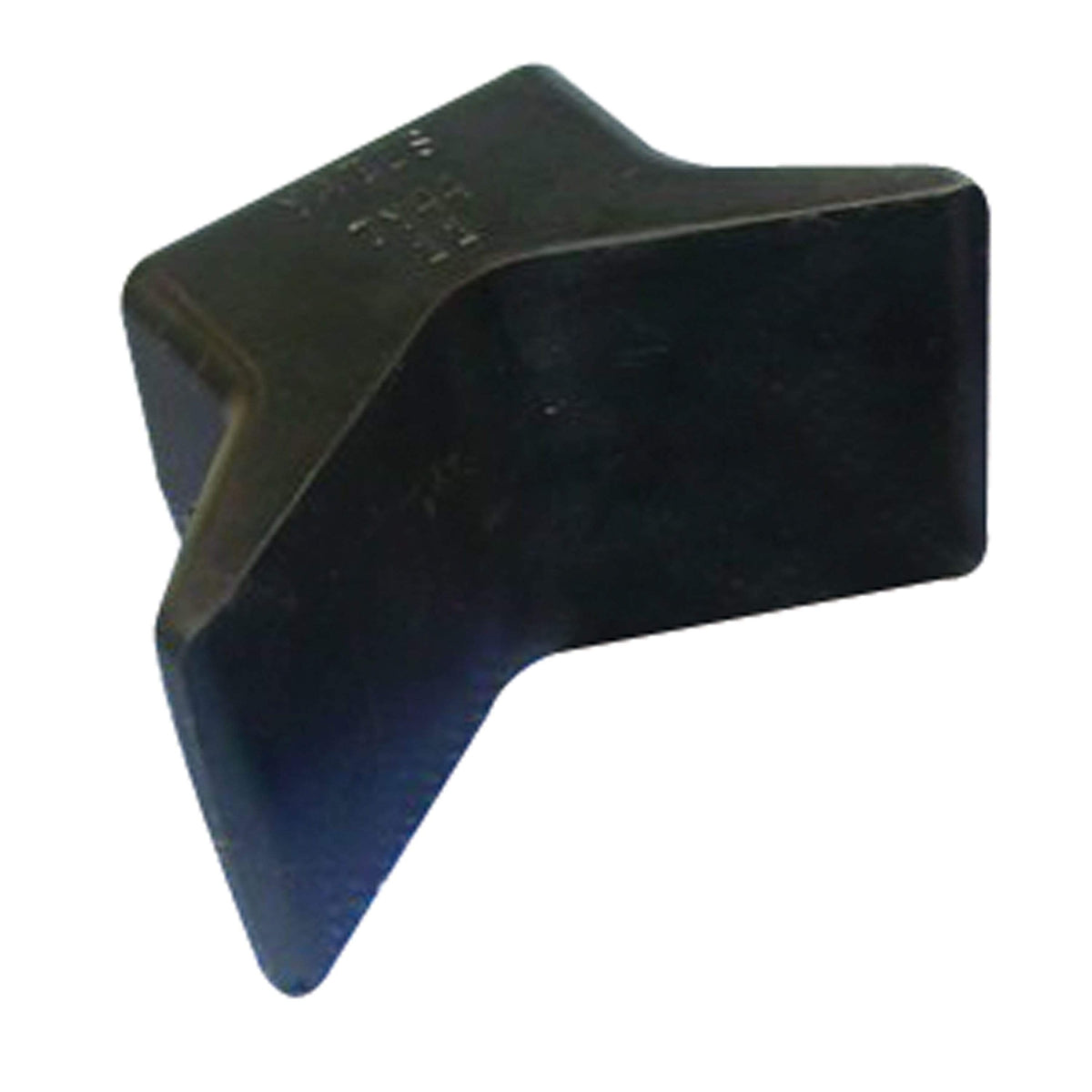 C.H. Yates Black Rubber Molded Y Bow Stop 4" 4" 0.5" #7Y44-4