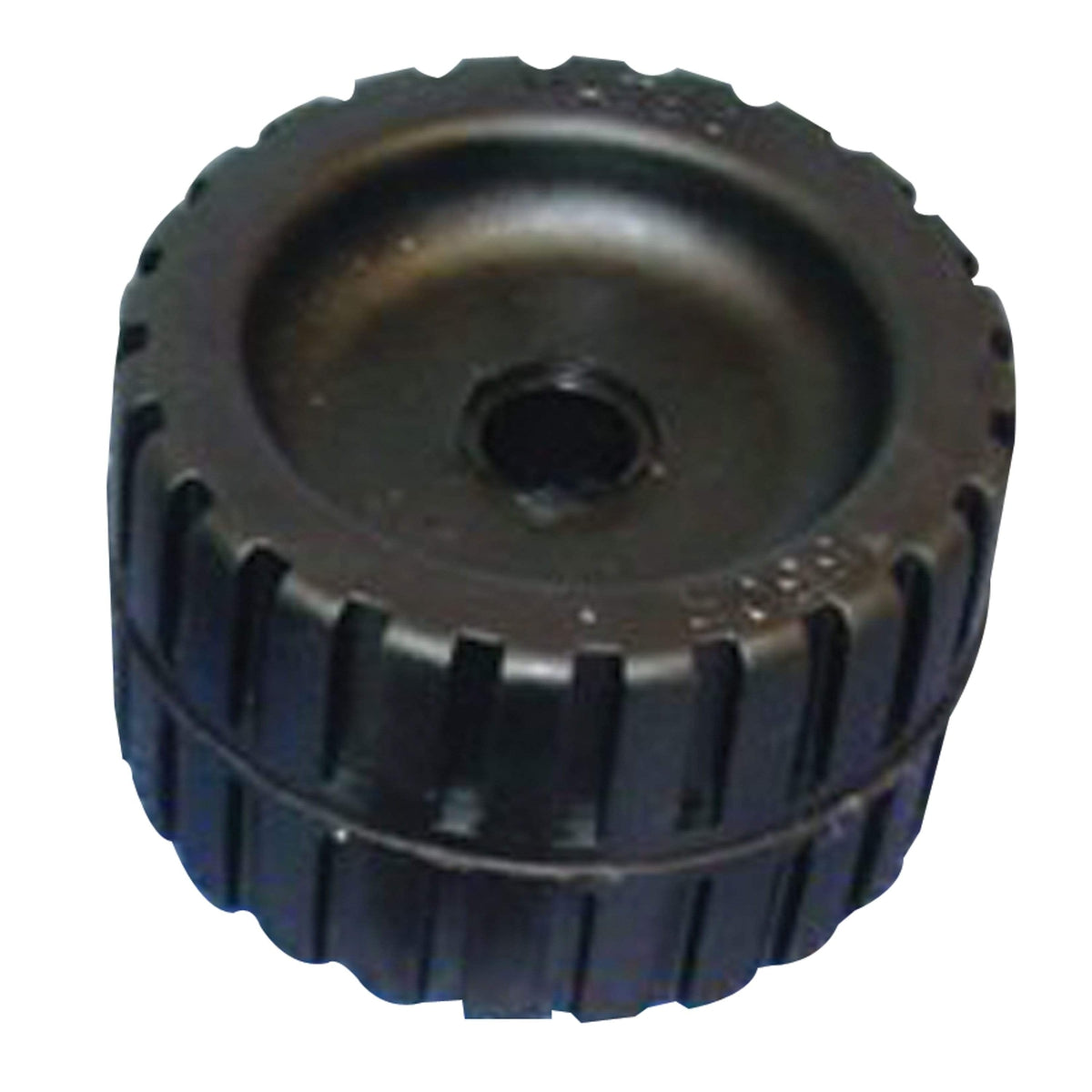 C.H. Yates Black Rubber Ribbed Roller 3" 0.75" #530R-6P
