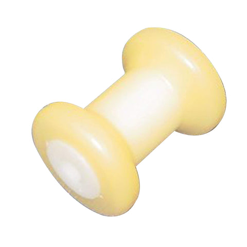 C.H. Yates Yellow Plastic Spool Roller 4" 0.5" #410Y-4
