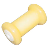 C.H. Yates Yellow Plastic Spool Roller 5" 0.5" #510Y-4
