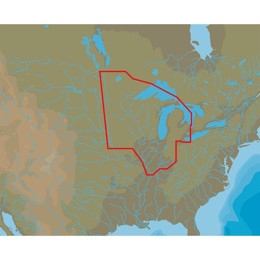 C-MAP USA Qualifies for Free Shipping C-MAP 4D Lakes North Central #NA-D072