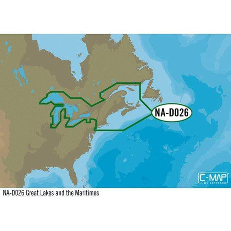 C-MAP USA Qualifies for Free Shipping C-MAP 4D microSD Great Lakes North East Coast & Approach #M-NA-D026-MS