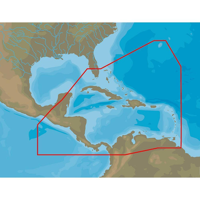 C-MAP USA Qualifies for Free Shipping C-MAP 4D NA-D065 Caribbean and Central America #NA-D065