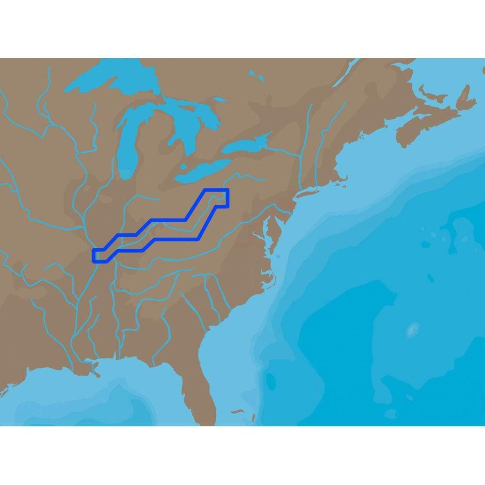 C-MAP USA Qualifies for Free Shipping C-MAP NA-C039 C-Card Format Ohio River Cairo Pittsburgh #NA-C039C-CARD