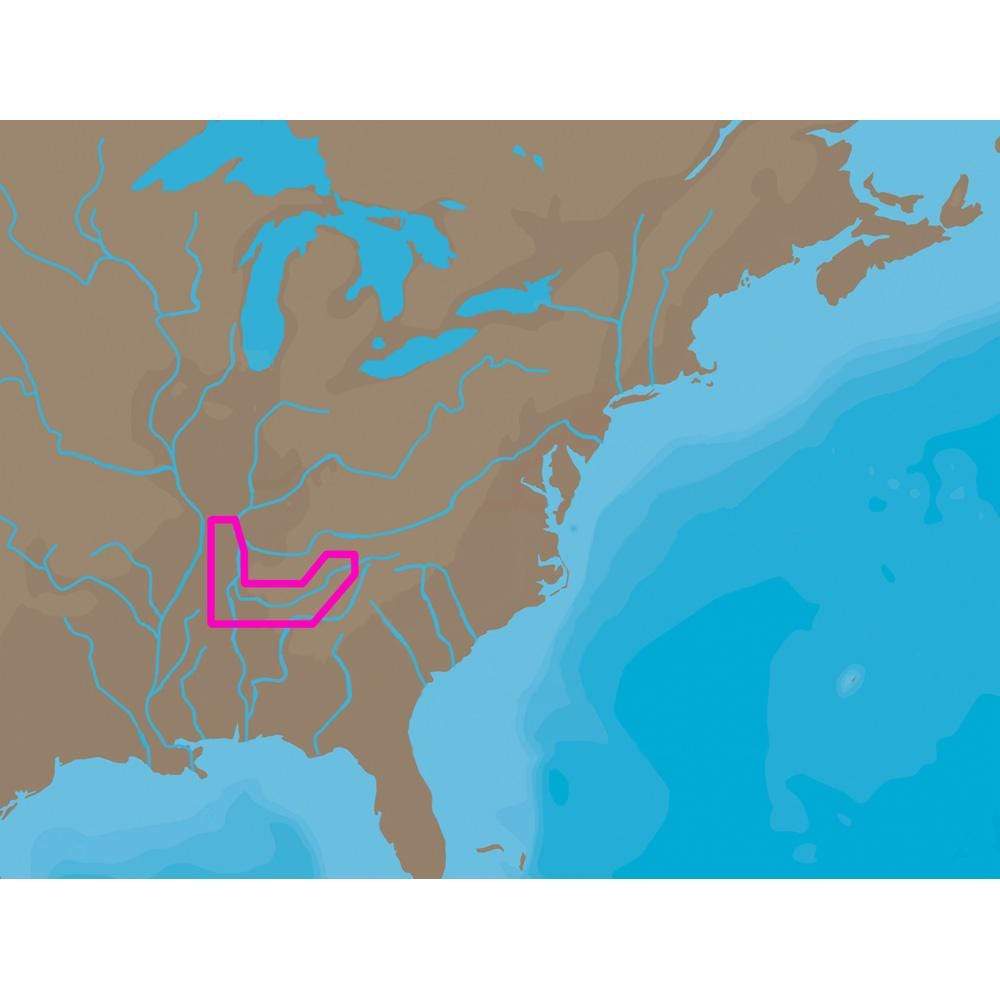 C-MAP USA Qualifies for Free Shipping C-MAP NA-C041 C-Card Format TN River Paducah Knoxville #NA-C041C-CARD