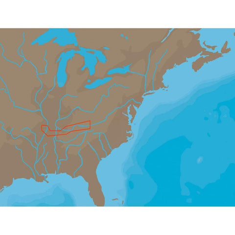 C-MAP USA Qualifies for Free Shipping C-MAP NA-C046 C-Card Format Nt Plus Cumberland River #NA-C046C-CARD