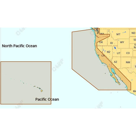 C-MAP USA Not Qualified for Free Shipping C-MAP NA-M024 Max Wide C Card West Coast And Hawaii #M-NA-M024-CC