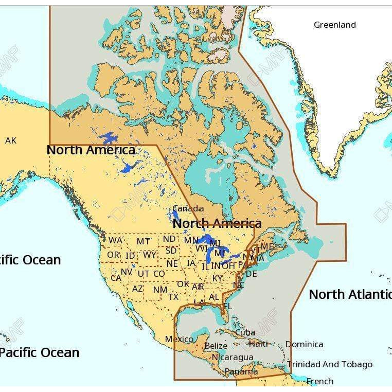 C-MAP USA Not Qualified for Free Shipping C-MAP NA-M033 Max MegaWide microSD Atlantic Coast/Gulf/Caribbean #M-NA-M033-MS