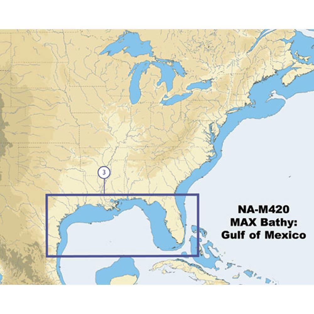 C-MAP USA Qualifies for Free Shipping C-MAP NA-M420 C-Card Format Gulf Of Mexico Bathy #NA-M420C-CARD