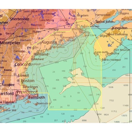 C-MAP USA Qualifies for Free Shipping C-MAP NA-M420 Max Wide C-Card Gulf of Maine Bathymetric #M-NA-M325-CC