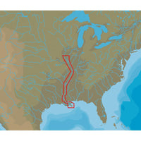 C-MAP USA Qualifies for Free Shipping C-MAP NT+ NA-C051 C-Card Lower Mississippi River #NA-C051CL/CARD