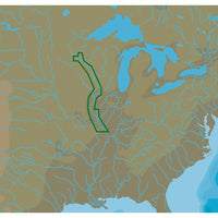 C-MAP USA Qualifies for Free Shipping C-MAP NT+ NA-C052 FP Format Upper Mississippi River #NA-C052FPCARD