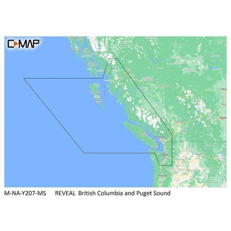 C-MAP USA Qualifies for Free Shipping C-MAP Reveal Coastal British Columbia and Puget Sound #M-NA-Y207-MS