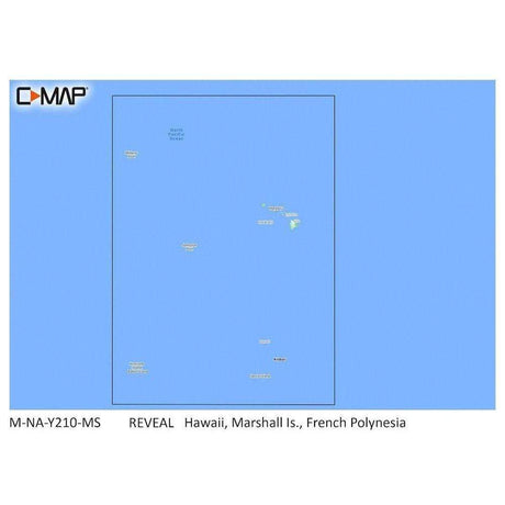 C-MAP USA Qualifies for Free Shipping C-MAP Reveal Coastal Hawaii, Marshall Islands and French Polynesia #M-NA-Y210-MS