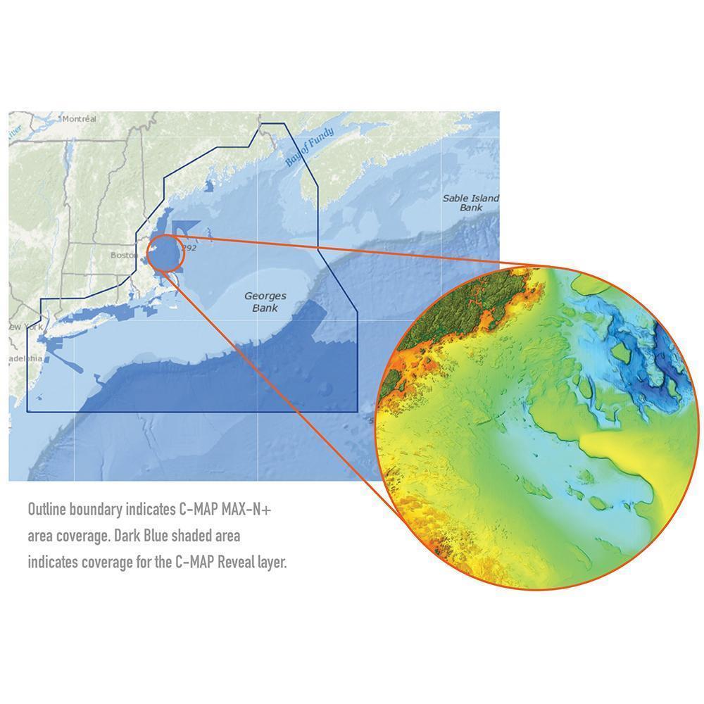 C-MAP Reveal New York to MA Cape Cod/Long Island #M-NA-Y640-MS