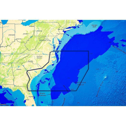 C-MAP Reveal Virginia to N FL Norfolk VA to Jacksonville FL #M-NA-Y642-MS