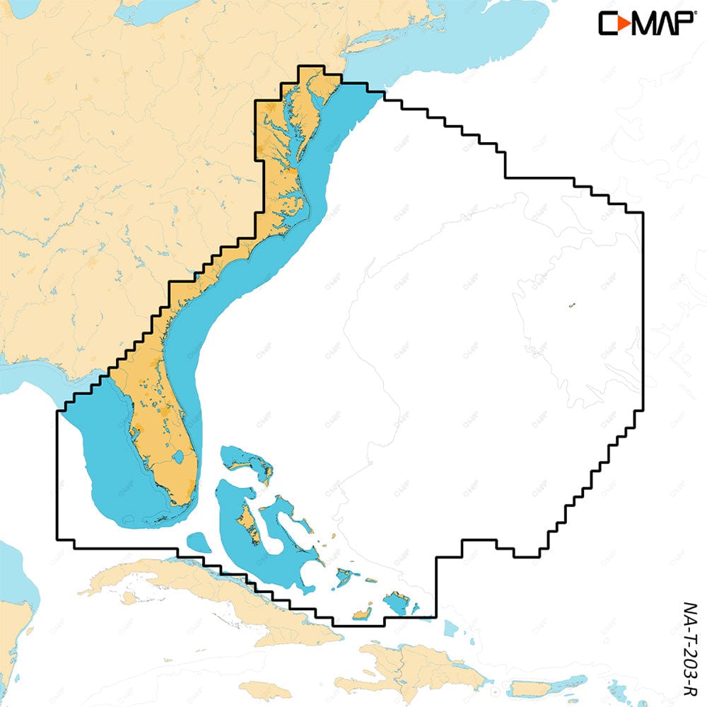 C-MAP USA Qualifies for Free Shipping C-MAP Reveal X Chesapeake Bay to The Bahamas #M-NA-T-203-R-MS