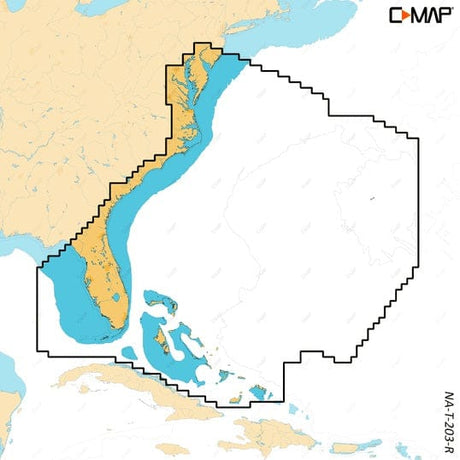 C-MAP USA Qualifies for Free Shipping C-MAP Reveal X Coastal Chesapeake Bay to the Bahamas microSD #M-NA-T203-R-MS