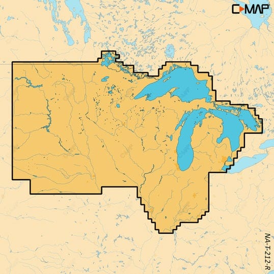 C-MAP USA Qualifies for Free Shipping C-MAP Reveal X Inland US Lakes North Central microSD #M-NA-T212-R-MS