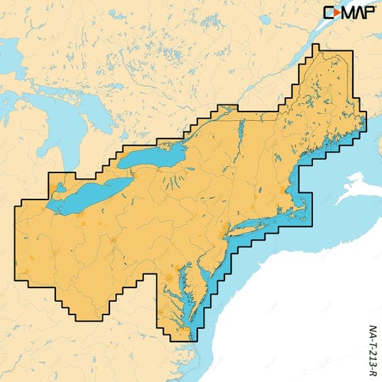 C-MAP USA Qualifies for Free Shipping C-MAP Reveal X Inland US Lakes North East microSD #M-NA-T213-R-MS