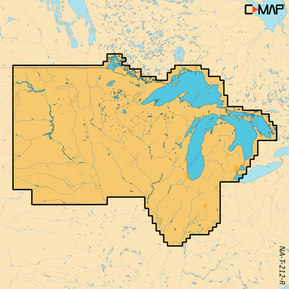 C-MAP USA Qualifies for Free Shipping C-MAP Reveal X US Lakes North Central #M-NA-T-212-R-MS