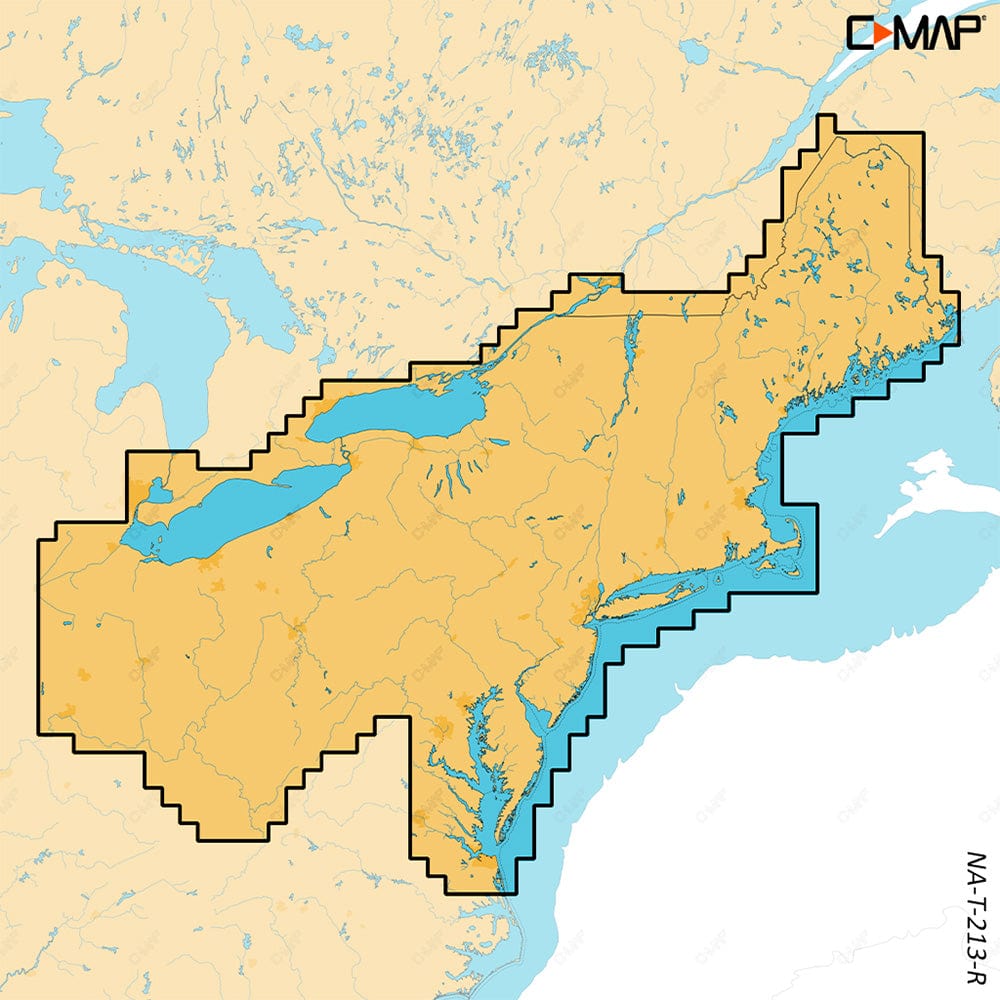 C-MAP USA Qualifies for Free Shipping C-MAP Reveal X US Lakes North East #M-NA-T-213-R-MS