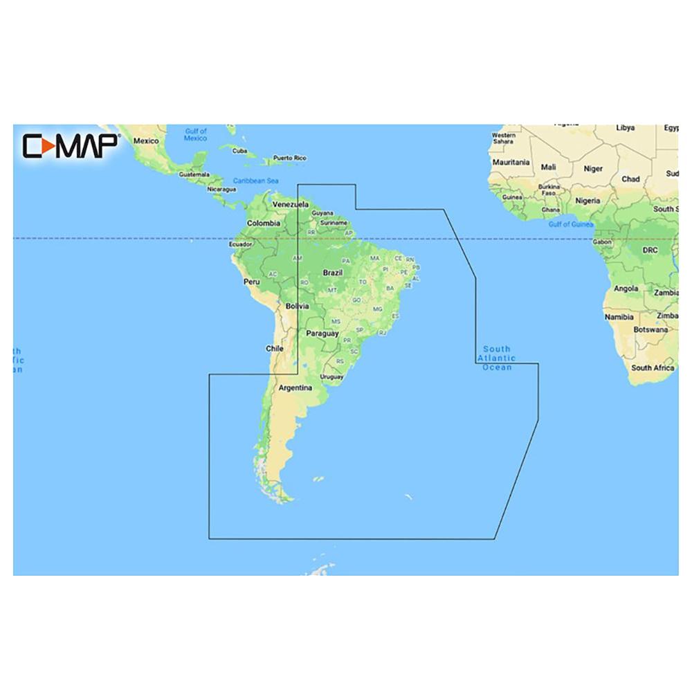C-MAP USA Qualifies for Free Shipping C-MAP South America East Coast Reveal Chart #M-SA-Y501-MS