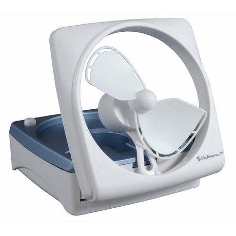 Caframo Qualifies for Free Shipping Caframo Minimax Portable 4.5" Fan 4-D Battery Operated White #737DXWCS