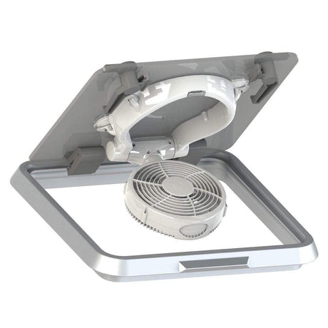 Caframo Qualifies for Free Shipping Caframo Taku 12v Hatch Fan White with Suction Mount & Light #7620CAWBX