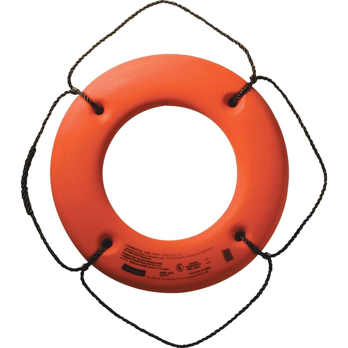 Cal-june Not Qualified for Free Shipping Cal-June USCG Approved Hard Shell Series Life Ring 20" Orange #HS-20 O