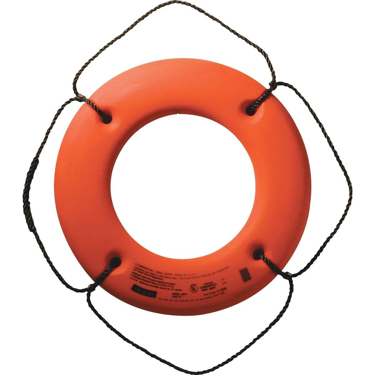Cal-june Not Qualified for Free Shipping Cal-June USCG Approved Hard Shell Series Life Ring 24" Orange #HS-24 O