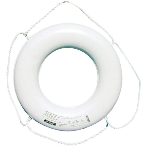 Cal-June USCG Approved JBX-Series Life Ring 30" White #JBW-X-30