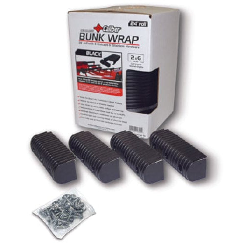 Caliber Qualifies for Free Shipping Caliber Bunk Wrap Kit Black 24' x 2 x 4" End Caps #23054-BK