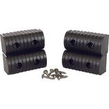Caliber Qualifies for Free Shipping Caliber Bunkwrap 2" x 4" End Cap Only Black 4-pk #23051-BK