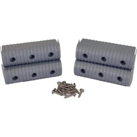Caliber Qualifies for Free Shipping Caliber Bunkwrap 2" x 6" End Cap Only Gray 4-pk #23053
