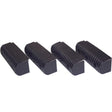 Caliber Qualifies for Free Shipping Caliber Bunkwrap 4" End Caps 24-pk Black #23072BK