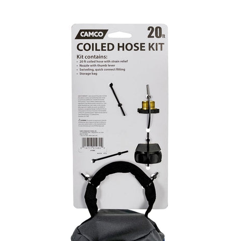 Camco Qualifies for Free Shipping Camco 20' Coil Hose Kit #41980