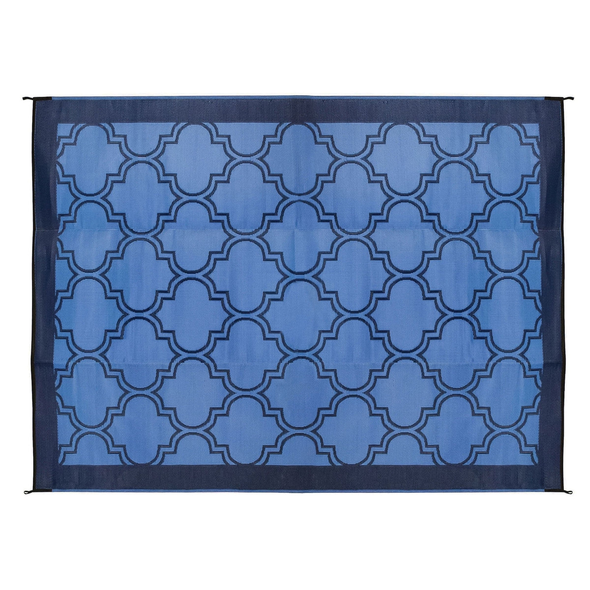 Camco Qualifies for Free Shipping Camco 6' x 9' Leisure Mat Lattice Blue #42876