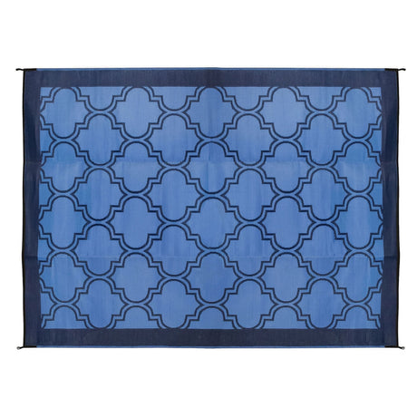 Camco Qualifies for Free Shipping Camco 6' x 9' Leisure Mat Lattice Blue #42876
