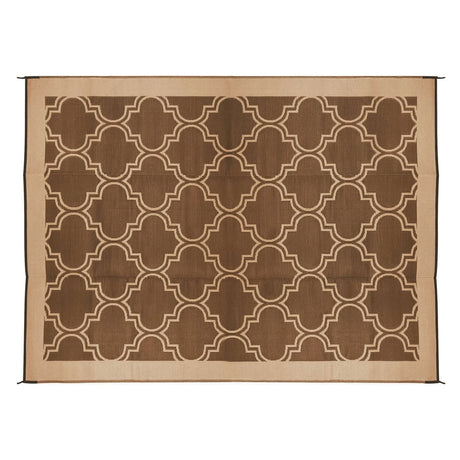 Camco Qualifies for Free Shipping Camco 6' x 9' Leisure Mat Lattice Brown #42877