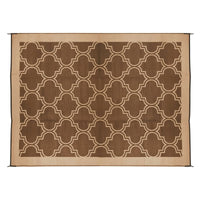 Camco Qualifies for Free Shipping Camco 6' x 9' Leisure Mat Lattice Brown #42877