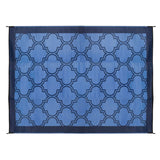 Camco Qualifies for Free Shipping Camco 9' x 12' Leisure Mat Lattice Blue #42856